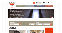 Desktop Screenshot of concertclassic.com